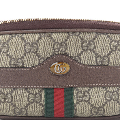 Gucci GG Supreme Monogram Ophidia Belted iPhone Case 95 38 Dark Brown 10 of 11