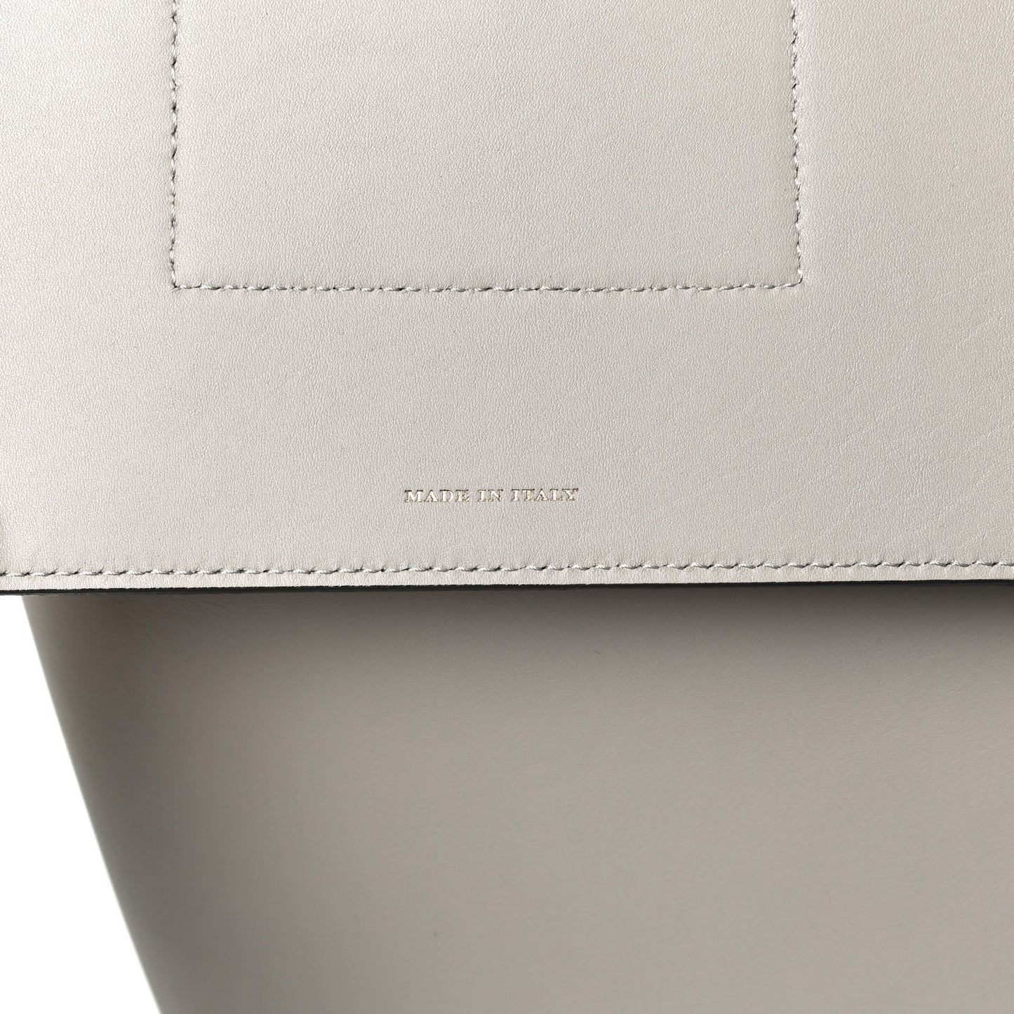 Supple Calfskin Medium Bucket Limestone
