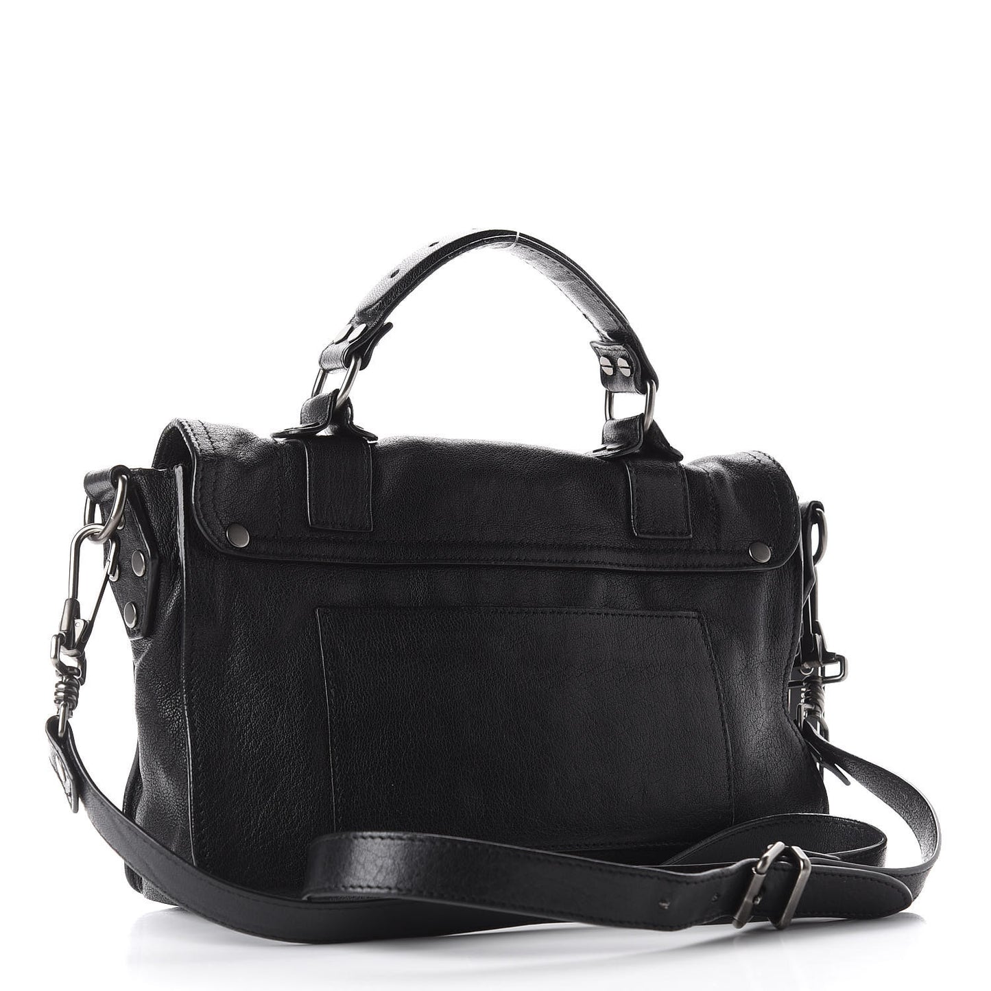 Lambskin Tiny PS1 Satchel Black