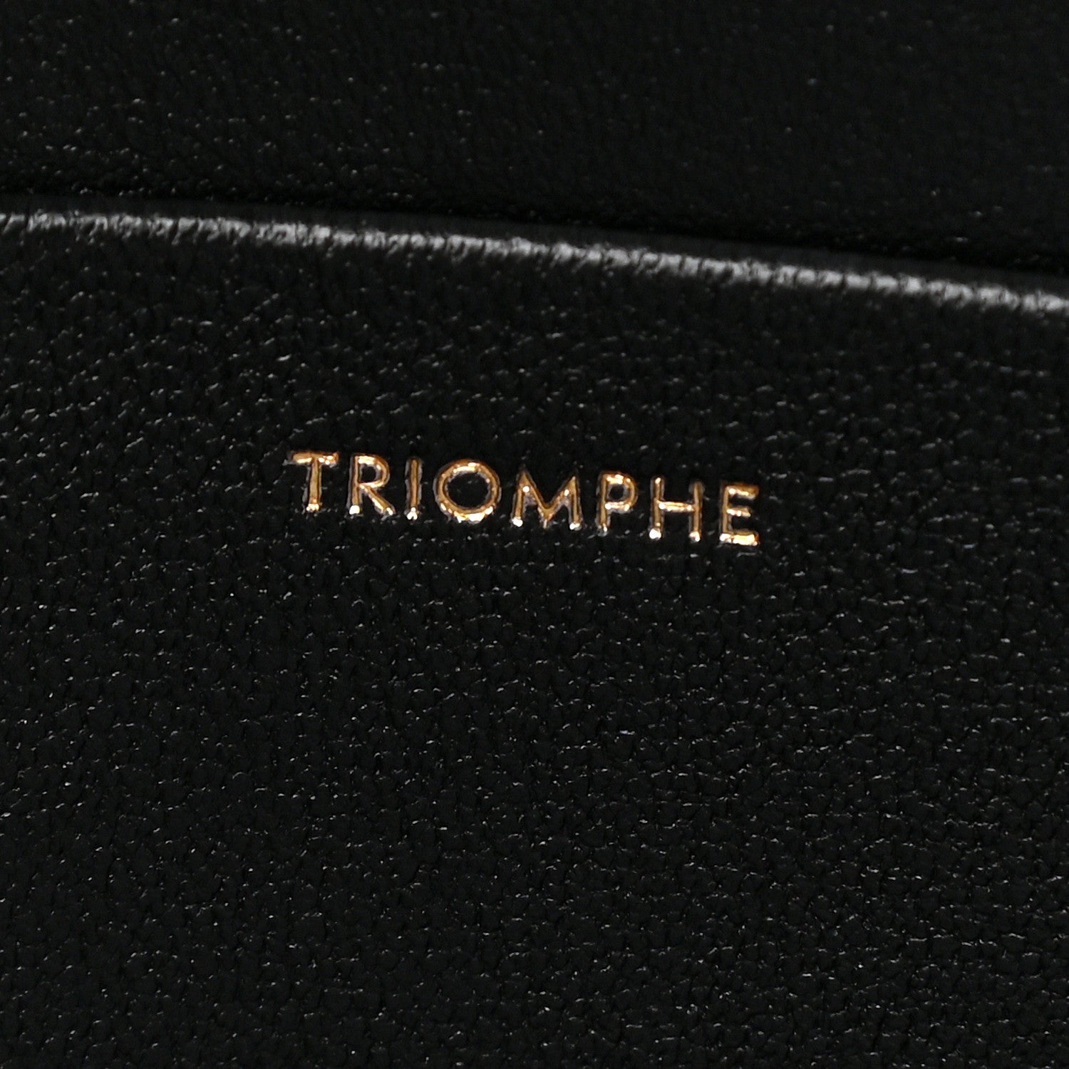 Celine Shiny Calfskin Medium Triomphe Black 7 of 9
