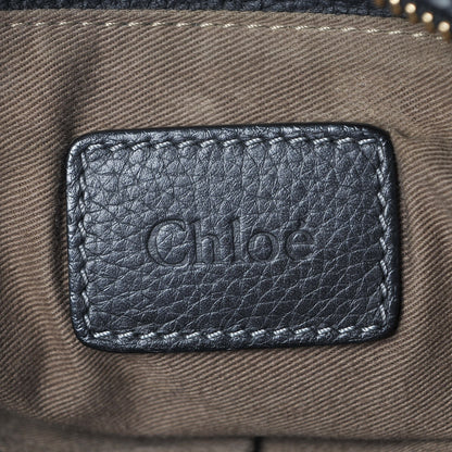 Chloe Calfskin Large Marcie Satchel Black 6 of 8