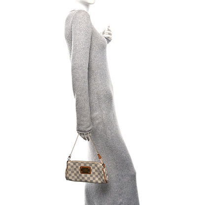 Louis Vuitton Damier Azur Eva Clutch 2 of 11