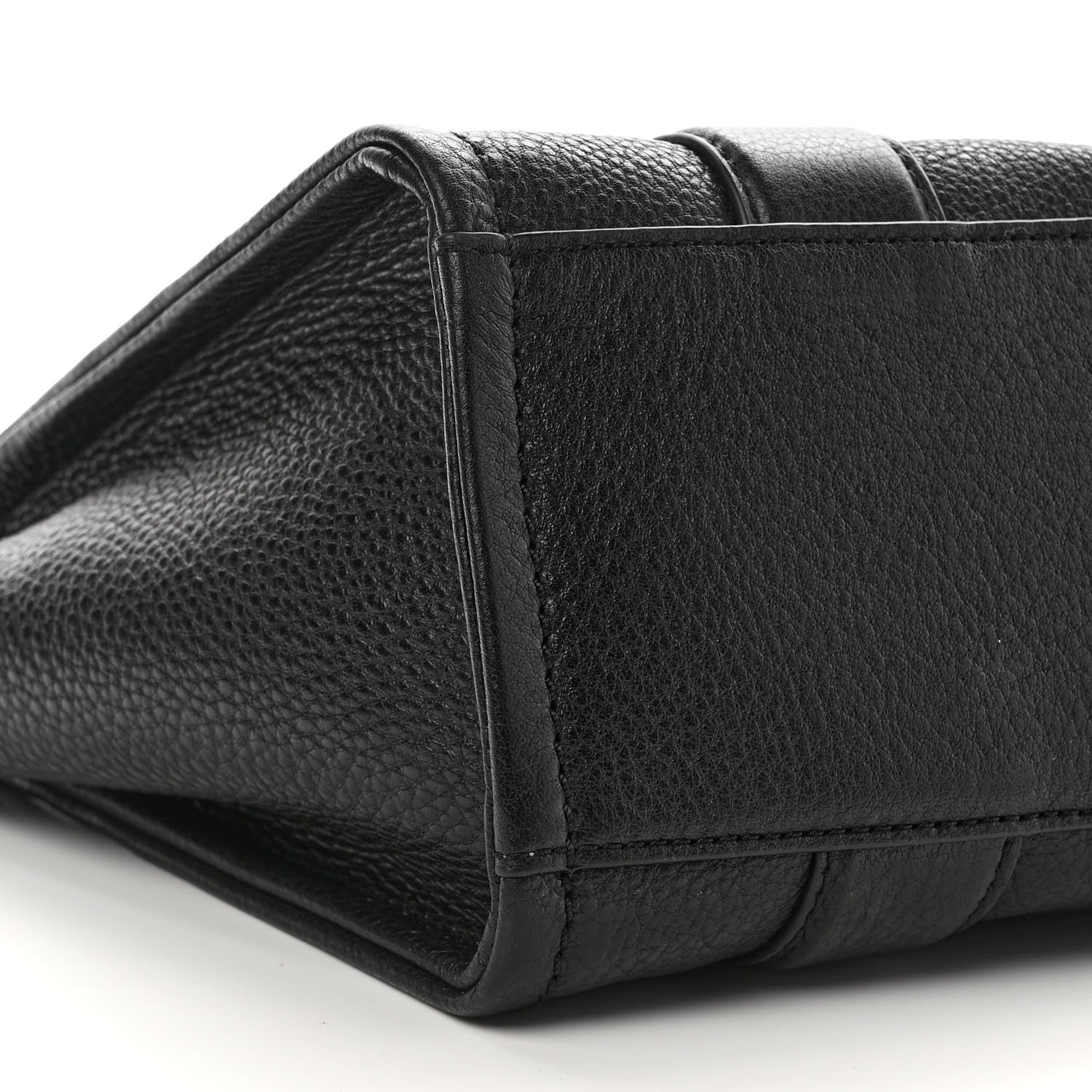 Marc Jacobs Grained Calfskin Small The Tote Bag Black 7 of 8