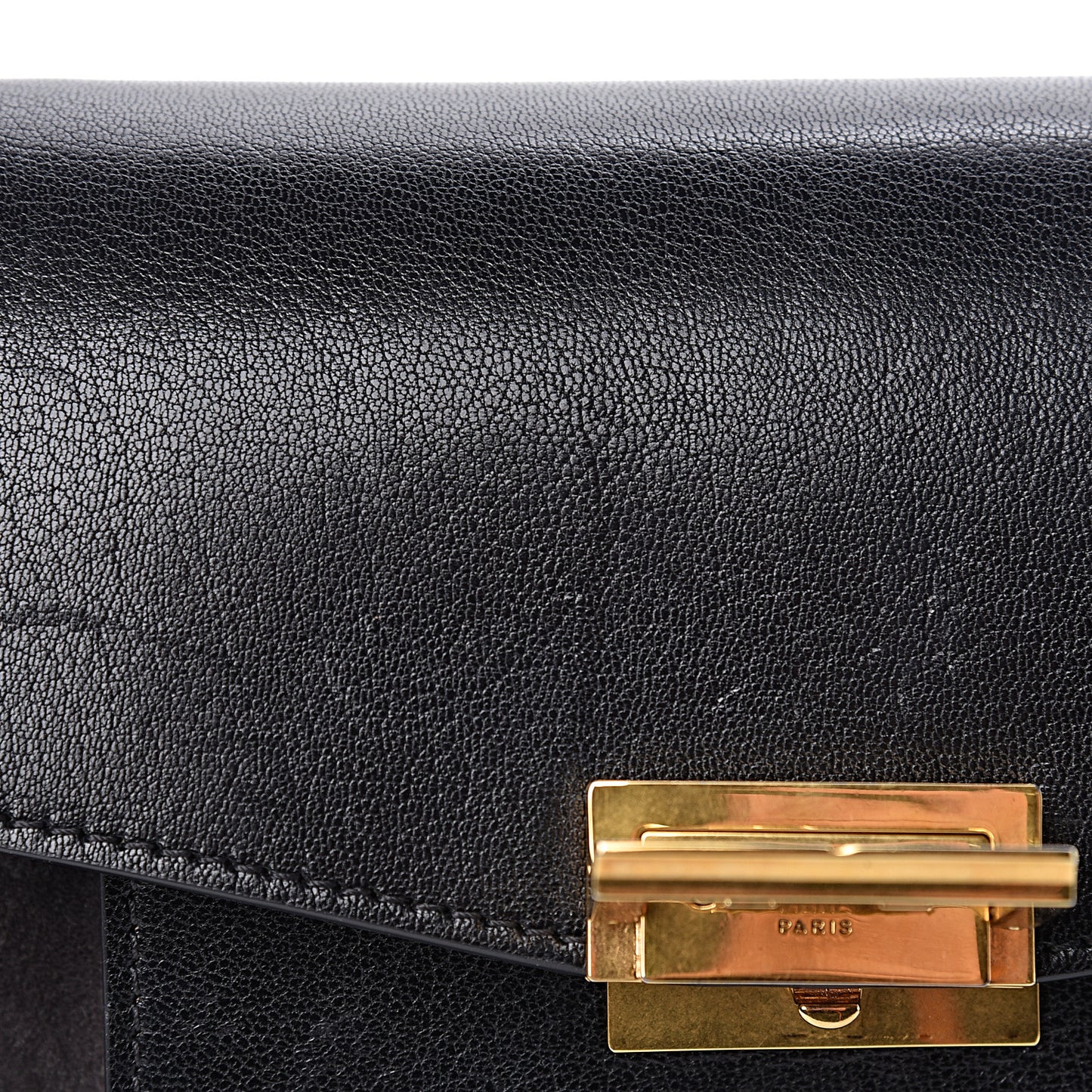 Goatskin Suede Small GV3 Shoulder Bag Black