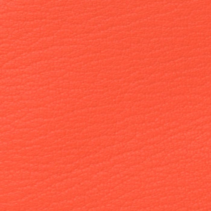 swatch of Orange Poppy in Chevre Mysore FASHIONPHILE