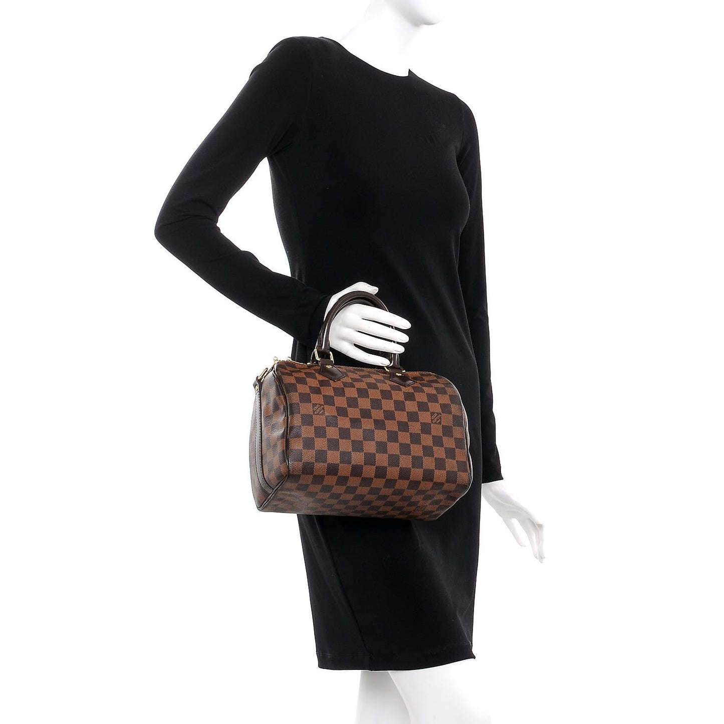 Damier Ebene Speedy Bandouliere 25