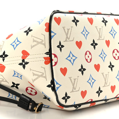 Louis Vuitton Game On Neverfull MM White 7 of 8