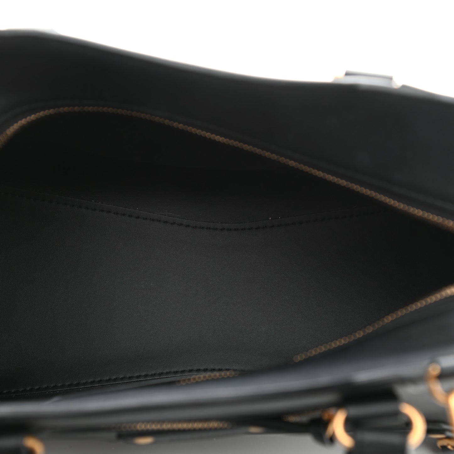 Smooth Calfskin Neo Classic Brass Hardware S City Black