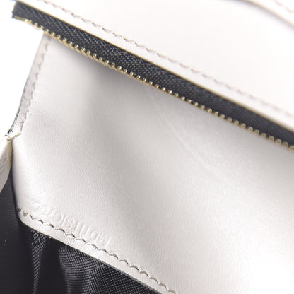 Burberry Signature Grain Calfskin Compact Wallet Stone White 8 of 9