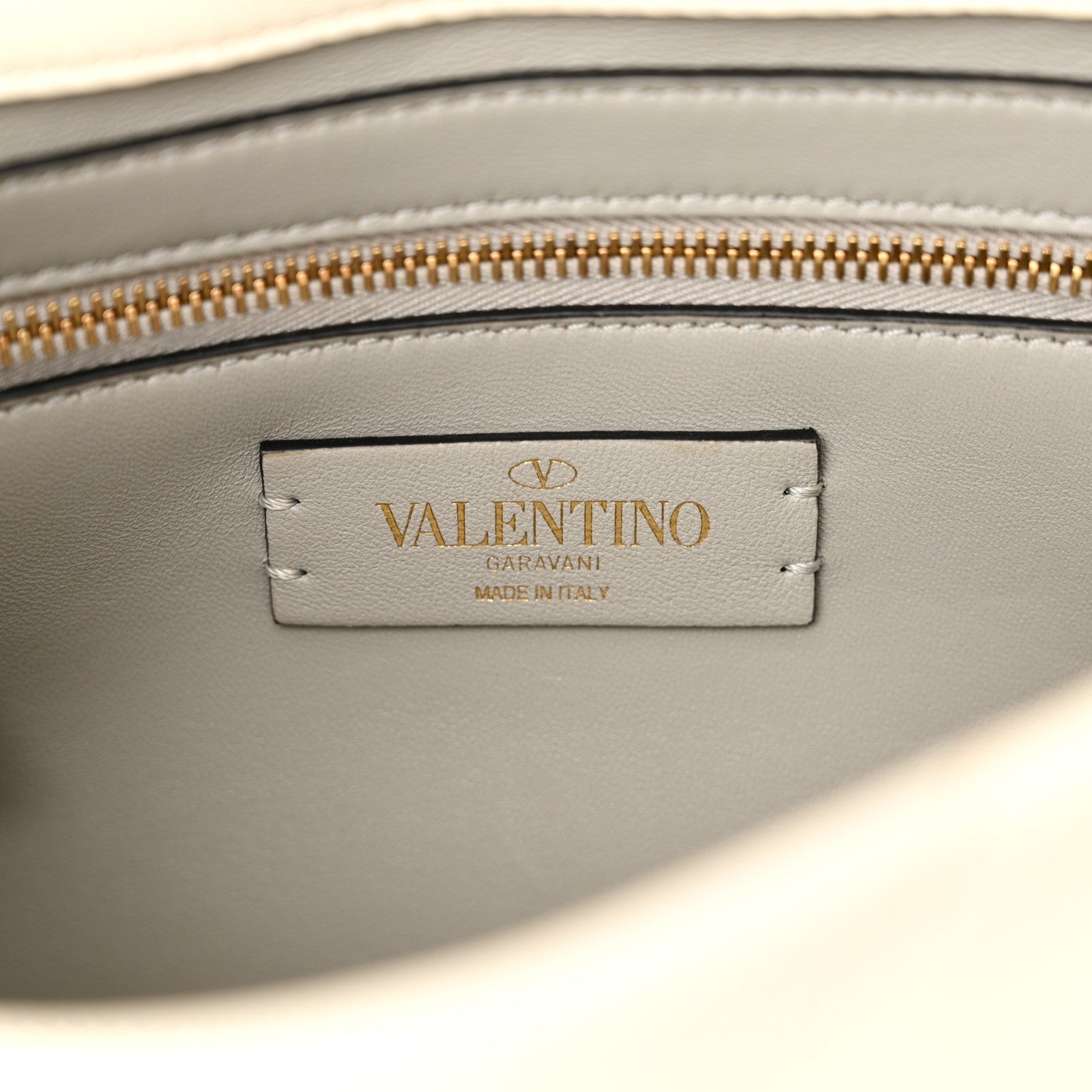 Valentino Garavani Nappa Medium Roman Stud Shoulder Bag Ivory 6 of 11