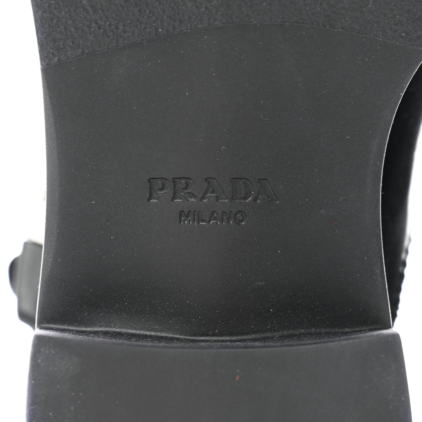 Spazzolato Re-Nylon Metal Triangle Logo Buckled 50mm Biker Boots 39 Black