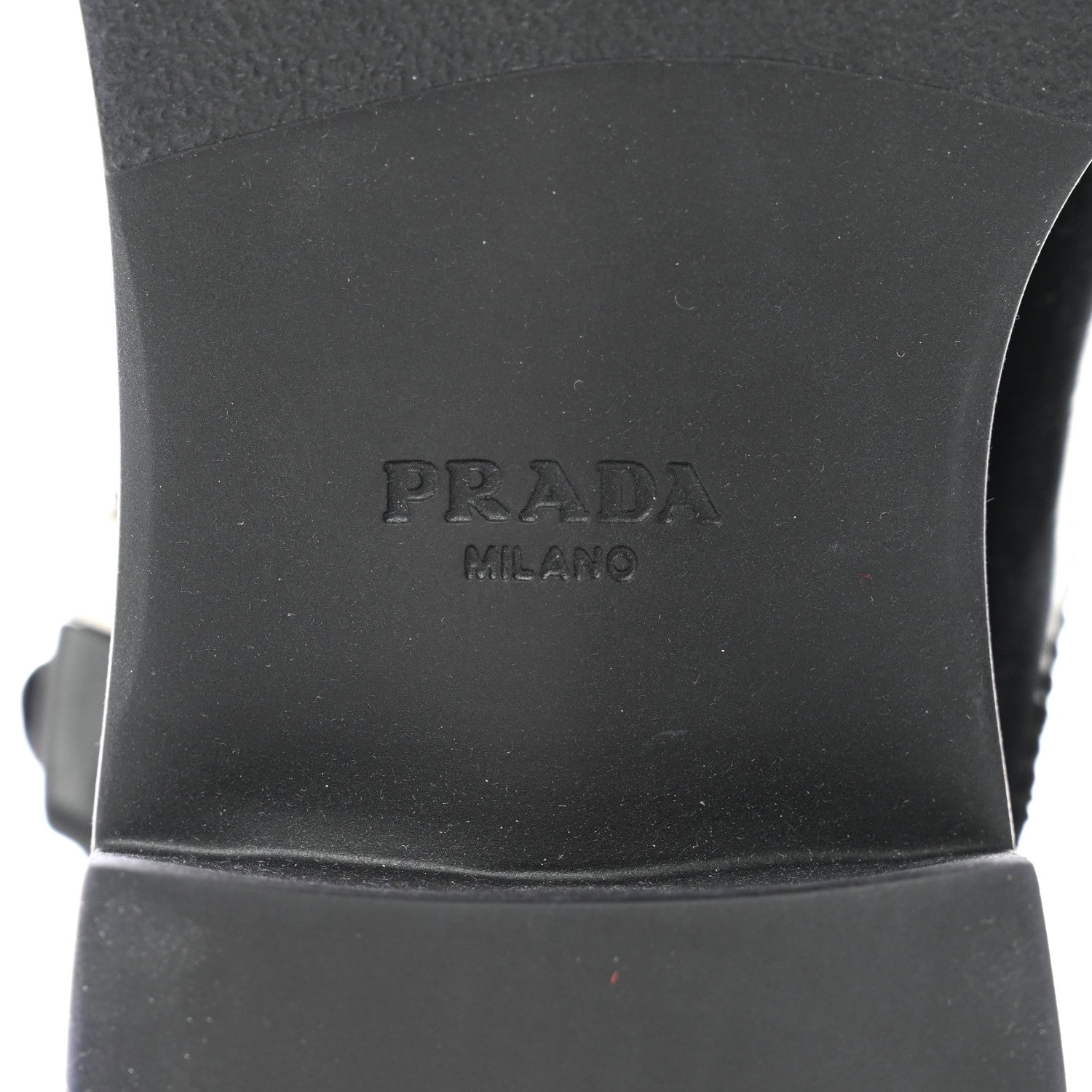 Prada Spazzolato Re-Nylon Metal Triangle Logo Buckled 50mm Biker Boots 39 Black 9 of 9