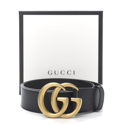 Gucci Calfskin Double G 40mm Belt 80 32 Black 7 of 7