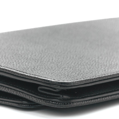Chanel Caviar Timeless CC Wallet On Chain WOC Black 11 of 12