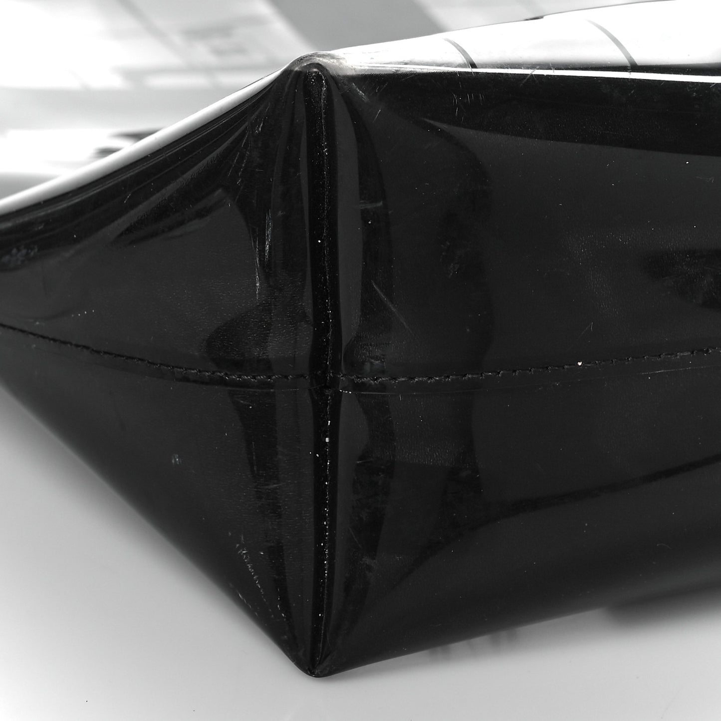 Vinyl Coco Window Tote Black