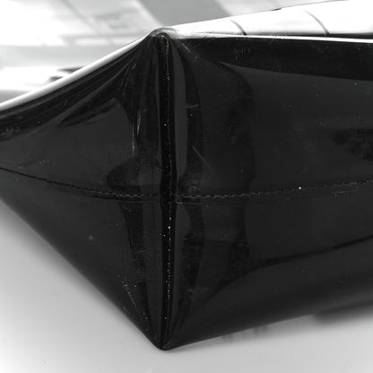 Chanel Vinyl Coco Window Tote Black 8 of 12