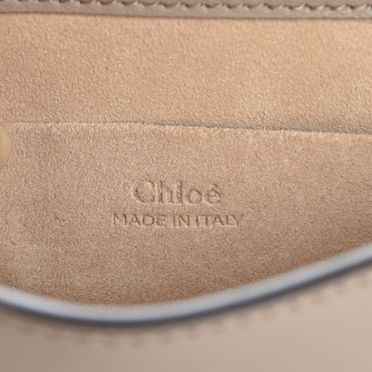 Chloe Calfskin Suede Small Nile Bracelet Bag Motty Grey 7 of 9
