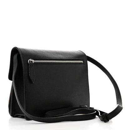 Burberry Derby Calfskin Vintage Check Small Macken Crossbody Bag Black 3 of 12