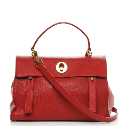 Saint Laurent Calfskin Medium Muse Two Red 1 of 6