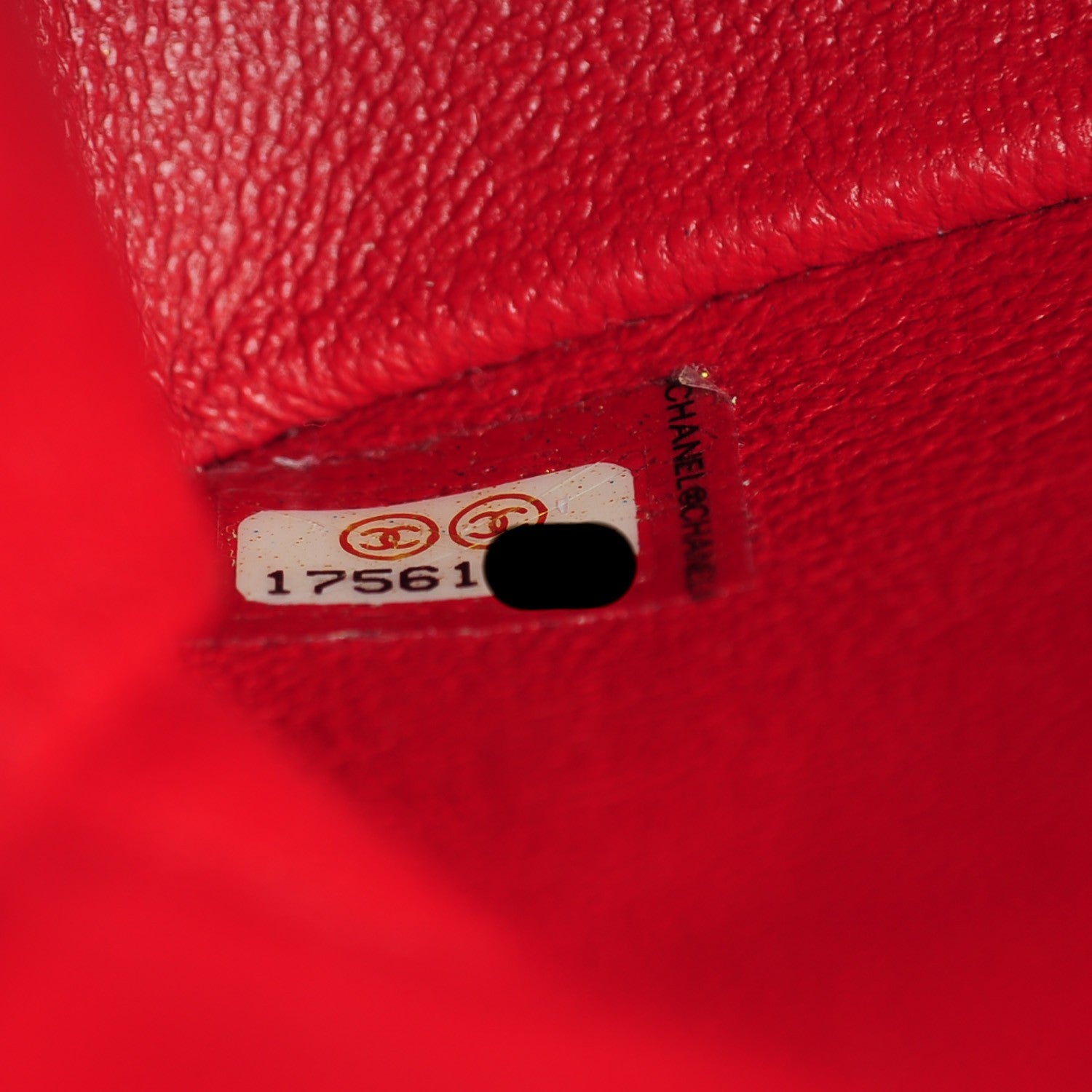 Chanel Lambskin Quilted Mini Square Flap Red 8 of 9