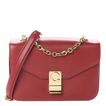 Celine Shiny Calfskin Medium C Bag Red 1 of 7