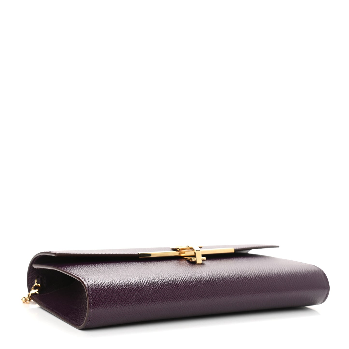 Hammered Calfskin Gancini Icona Mini Bag Blackberry
