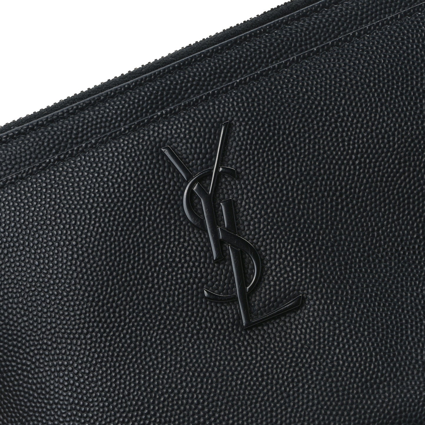 Grain De Poudre Monogram Bill Pouch Black