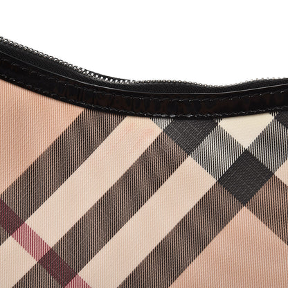 Burberry Nova Check Medium Moore Hobo Black 9 of 12