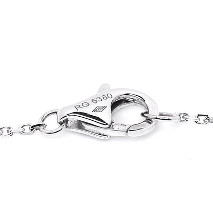 Cartier 18K White Gold Palladium Black Ceramic Diamond Trinity Pendant Necklace 3 of 5