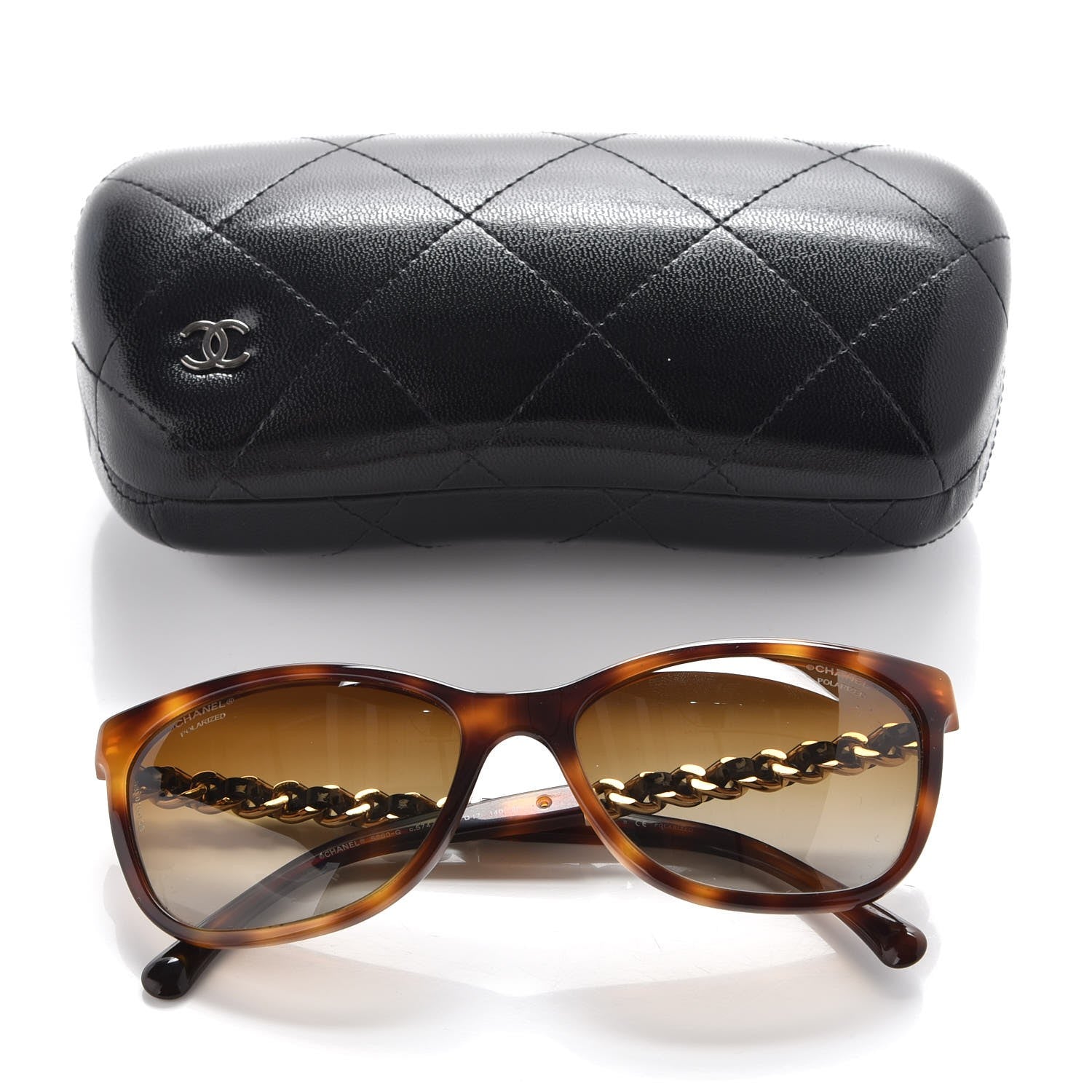 Chanel Butterfly Chain Sunglasses 5260Q Tortoise 8 of 8