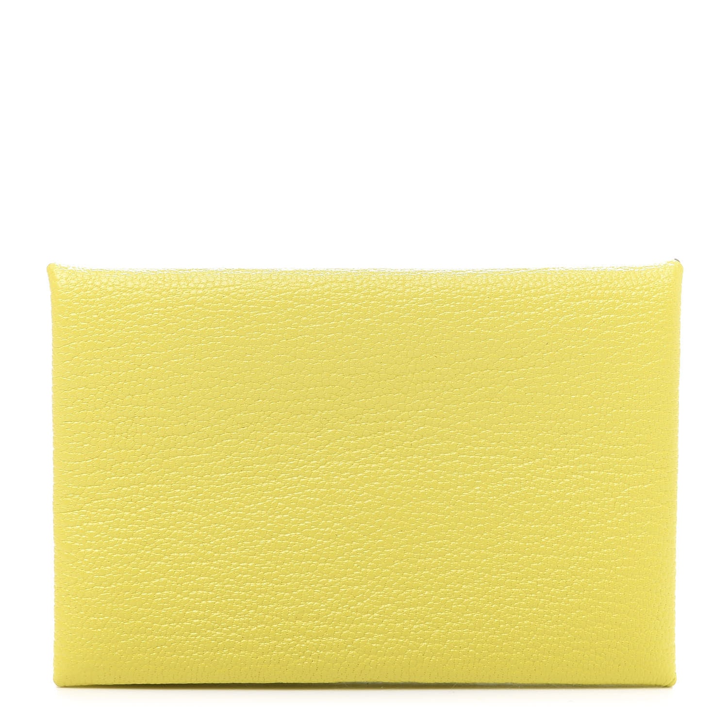 Hermes Chevre Mysore Calvi Card Case Lime 1 of 10