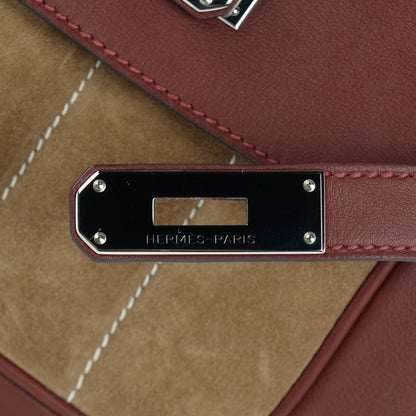 Hermes Swift Veau Doblis Mini Sac Berline 21 Rouge H 14 of 14