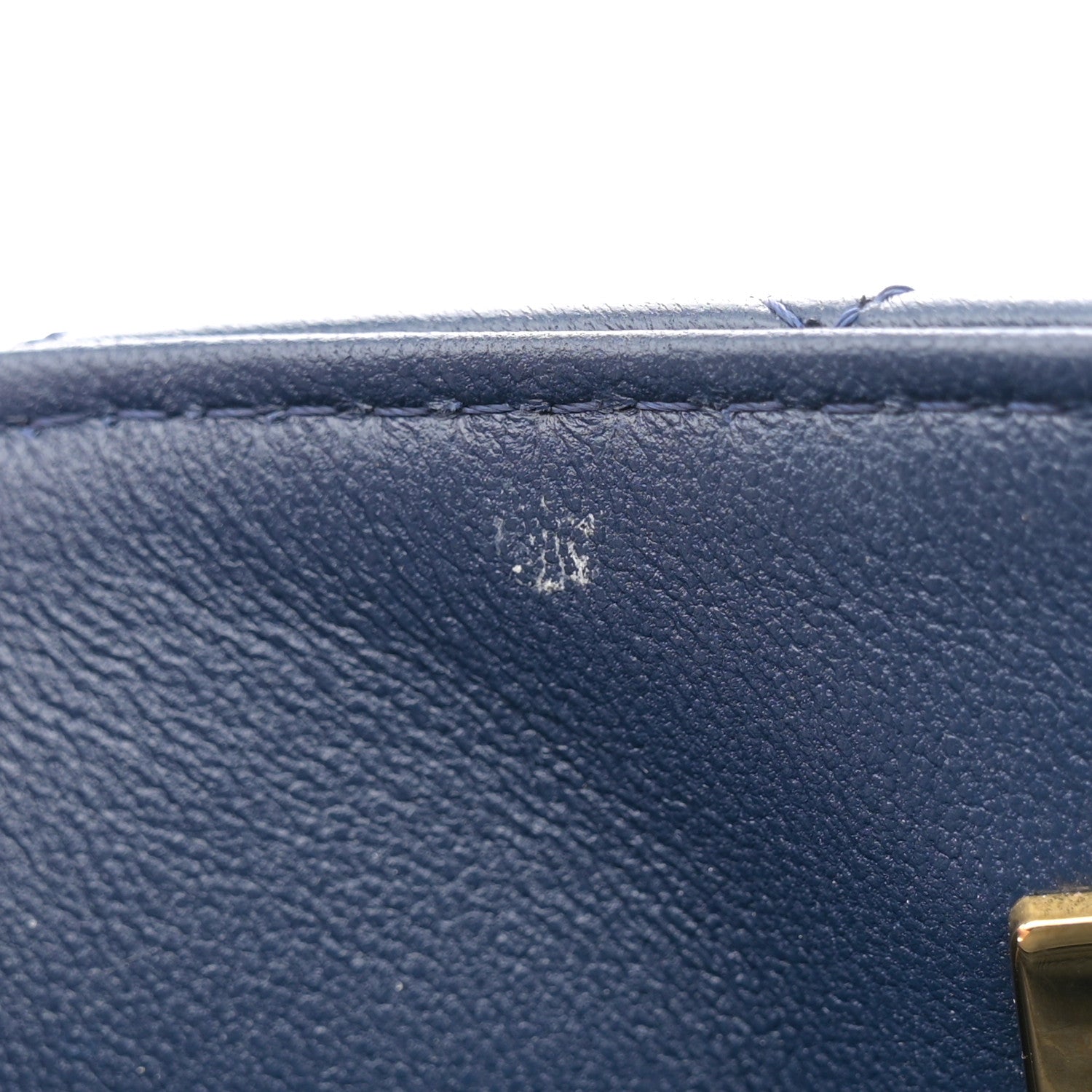 Chanel Lambskin Quilted Mini Metal Top Handle Rectangular Flap Blue 11 of 12