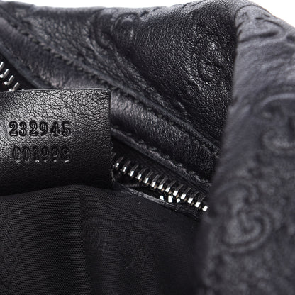 Gucci Guccissima Large GG Twins Hobo Black 9 of 9
