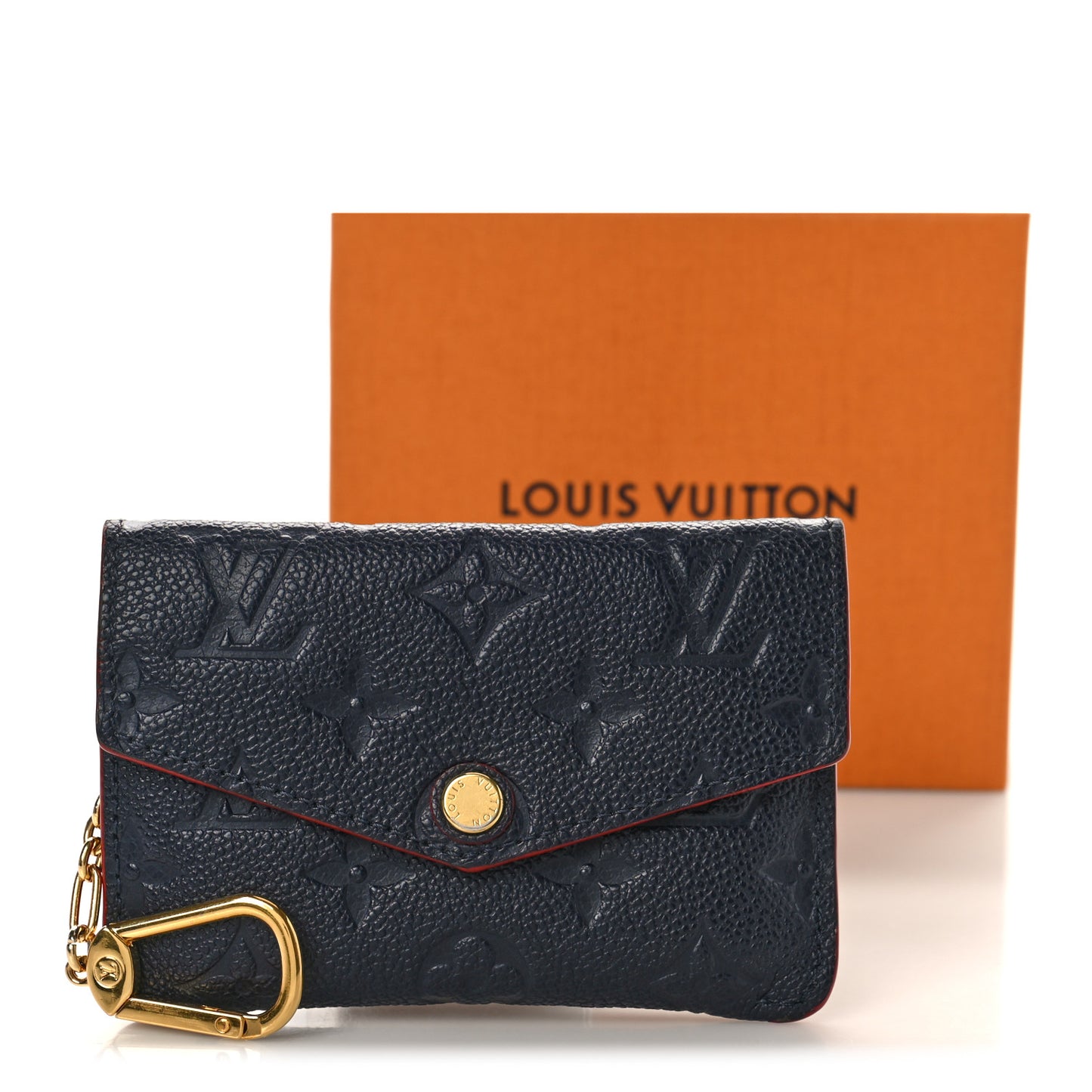 Empreinte Key Pouch Marine Rouge