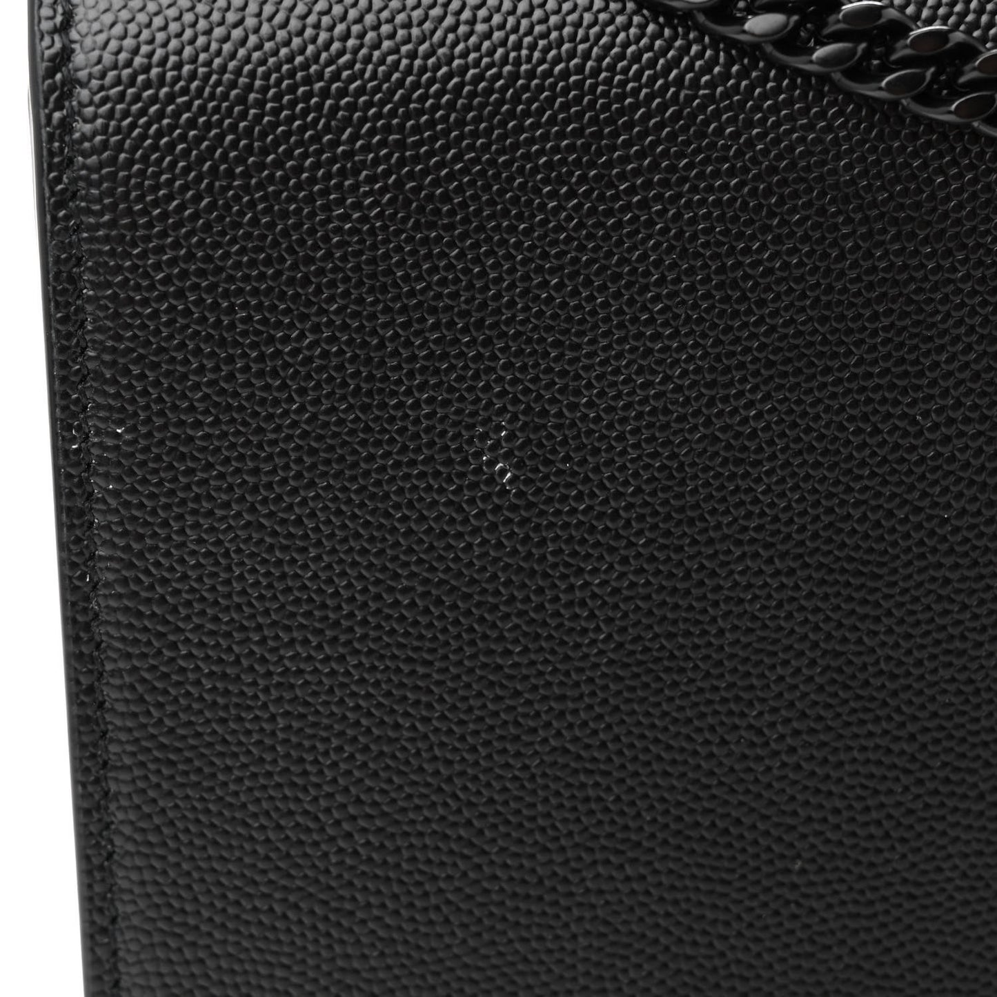 Grain De Poudre Medium Classic Monogram Monochrome Kate Satchel Black