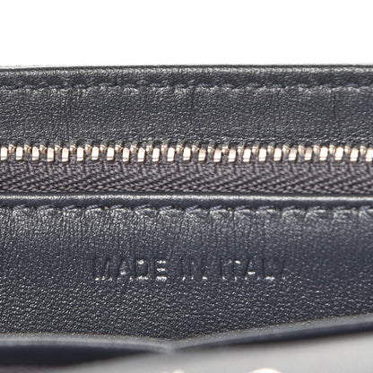 Christian Dior Metallic Grained Calfskin Diorama Wallet on Chain Pouch Silver 7 of 8