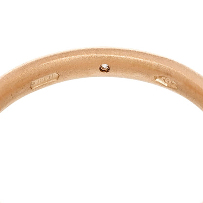 Pomellato 18K Rose Gold Diamond Lucciole Band Ring 53 6.25 5 of 6