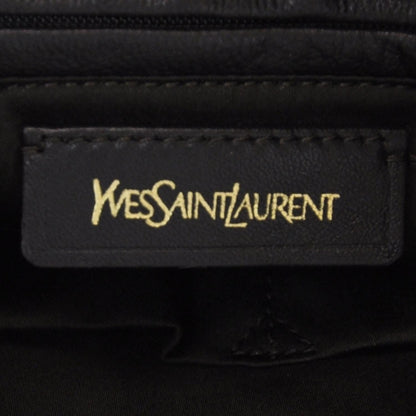Saint Laurent Leather Y-Mail Tote Metallic Gold 7 of 9