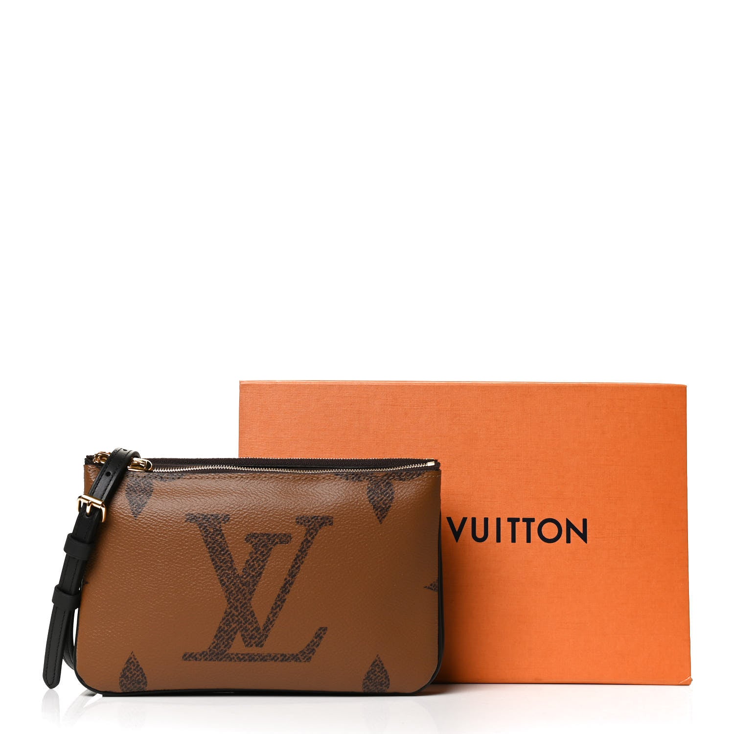 Louis Vuitton Reverse Monogram Giant Double Zip Pochette 12 of 12