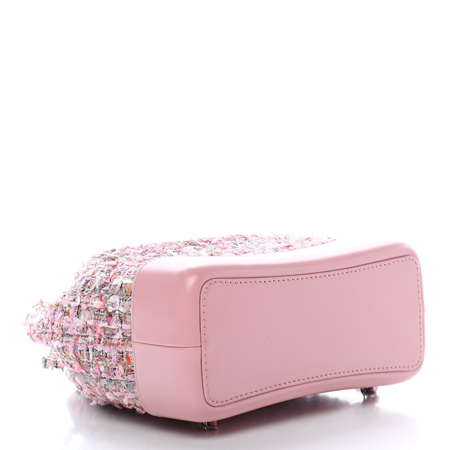 Tweed Calfskin Quilted Gabrielle Backpack Pink