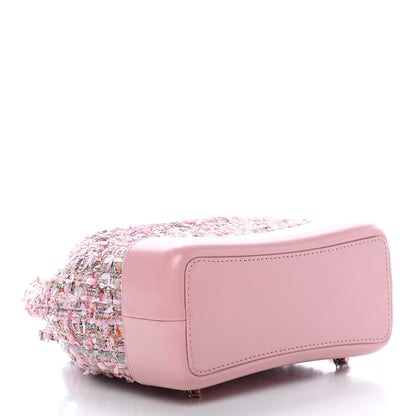 Chanel Tweed Calfskin Quilted Gabrielle Backpack Pink 4 of 11