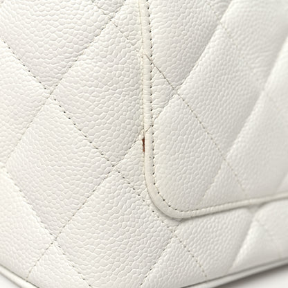 Chanel Caviar Quilted Medallion Tote White 11 of 11