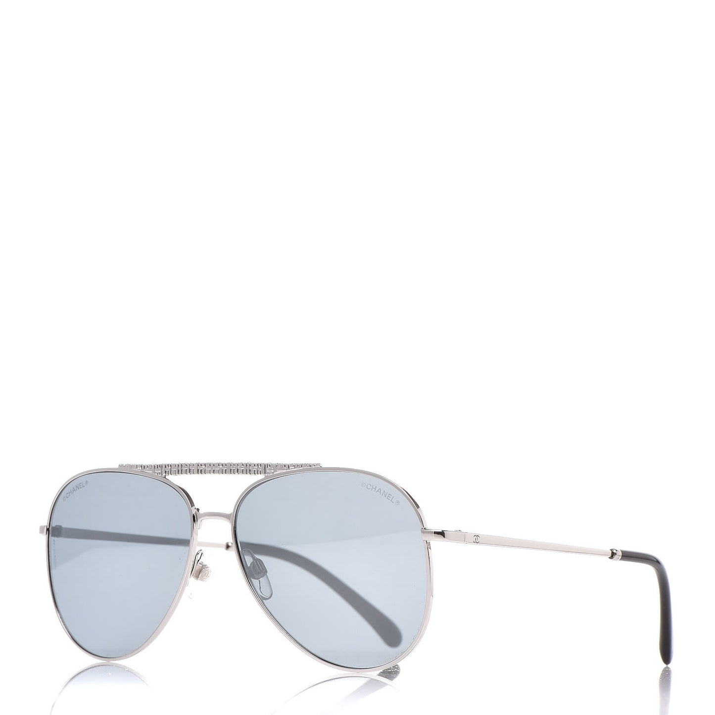 Aviator Metallic Pilot Sunglasses 4231 Silver