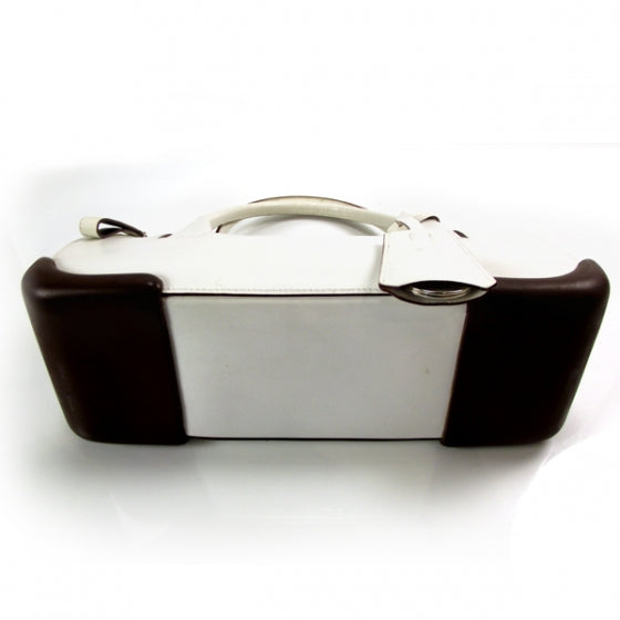 Prada Leather East West Tote White 4 of 9