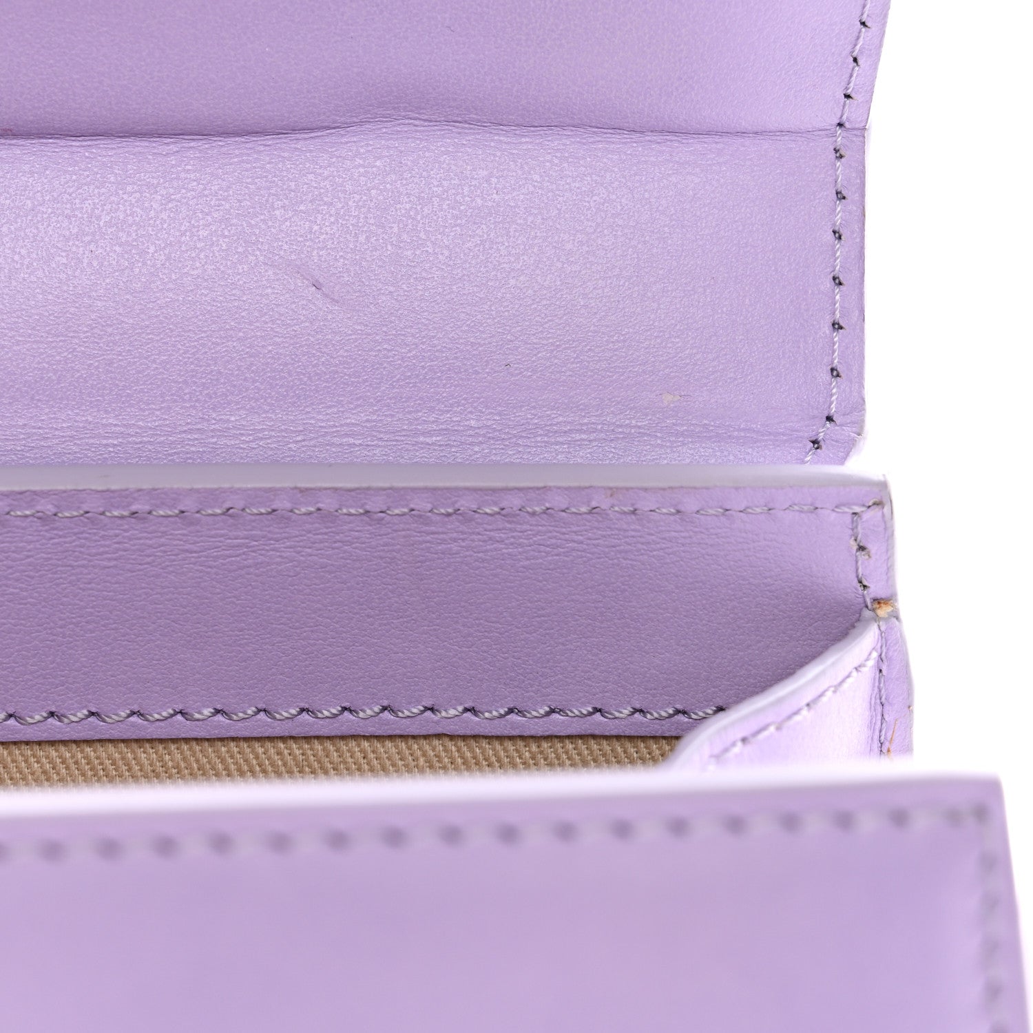 Jacquemus Smooth Calfskin Le Chiquito Noeud Lilac 11 of 13