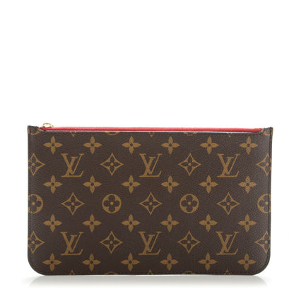 Louis Vuitton Monogram Neverfull MM GM Pochette Cherry 1 of 7