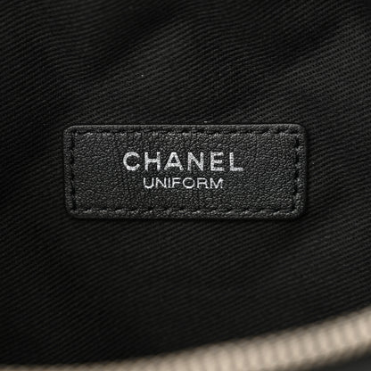 Chanel Calfskin Quilted Uniform Waist Belt Bag Black 6 of 11