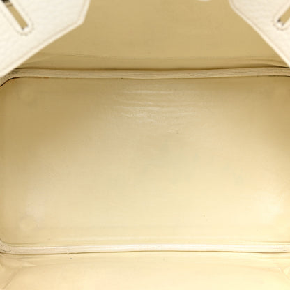 Hermes Taurillon Clemence BIRKIN 35 White 5 of 18