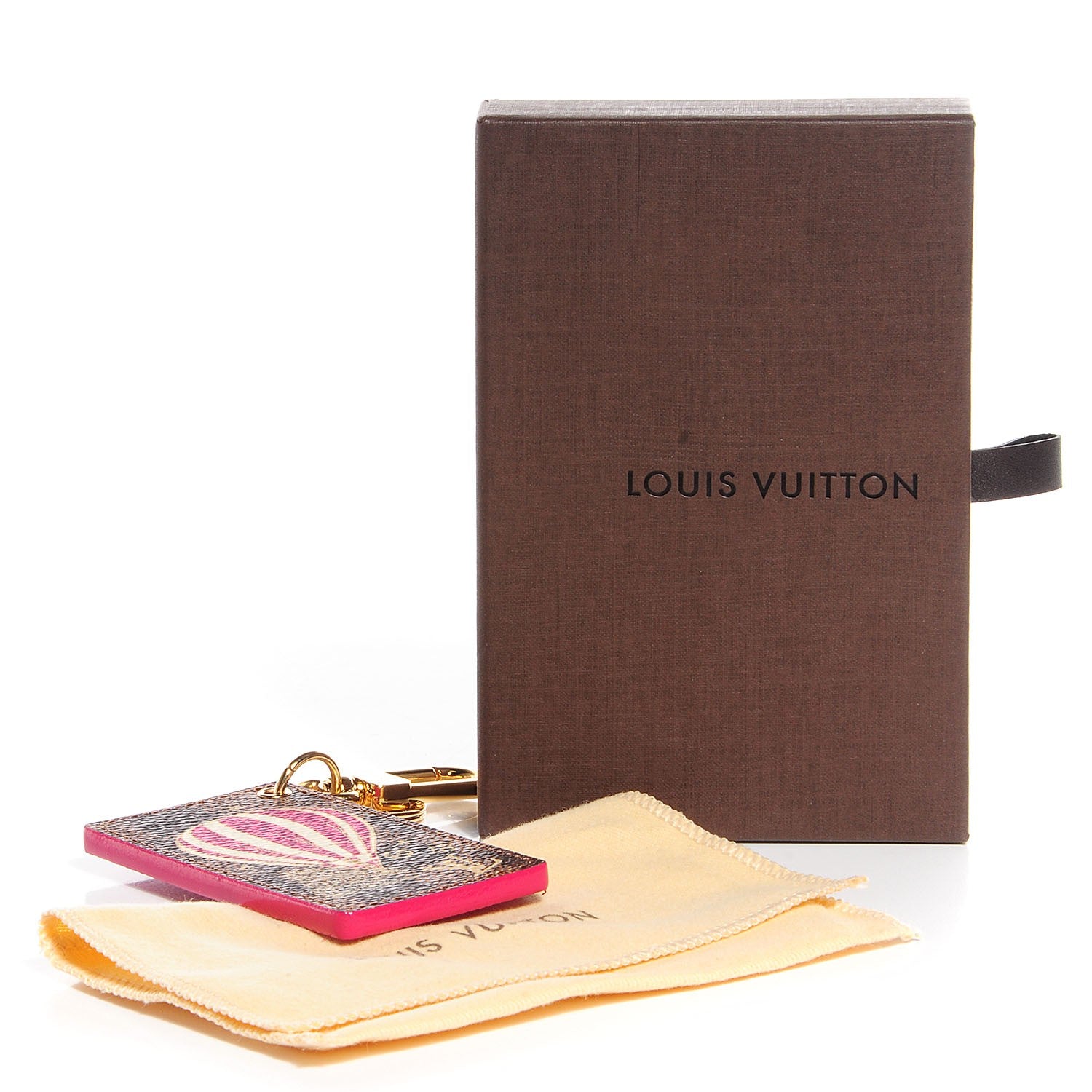 Louis Vuitton Damier Ebene Illustre Air Balloon Bag Charm Grenade 5 of 5